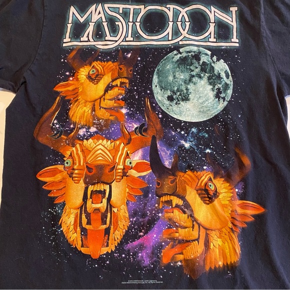 Mastodon Hunter Tour 2012 tee shirt SZ M, GUC, double sided, great shirt! - Picture 2 of 6